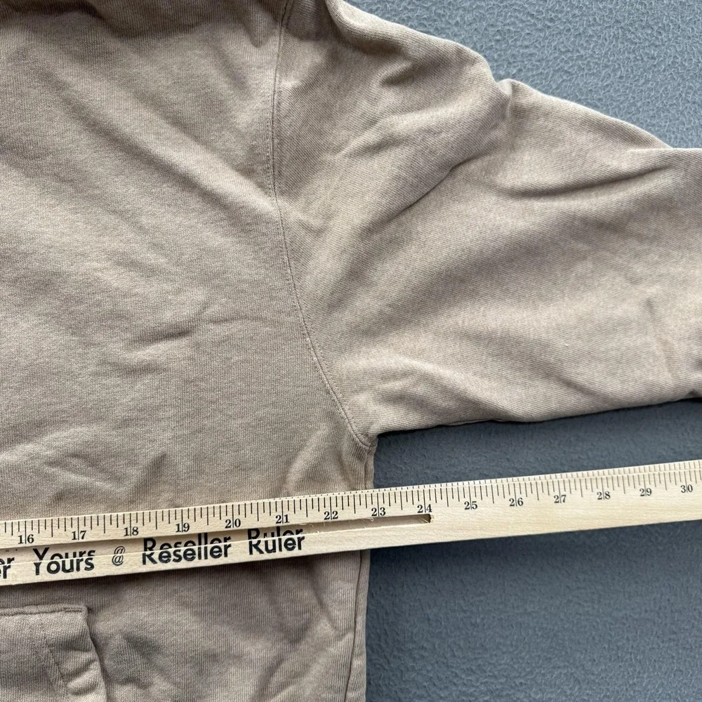 Jordan Hoodie Mens Large Beige‎ Cotton Fleece Pullover Sweatshirt Jumpman Logo